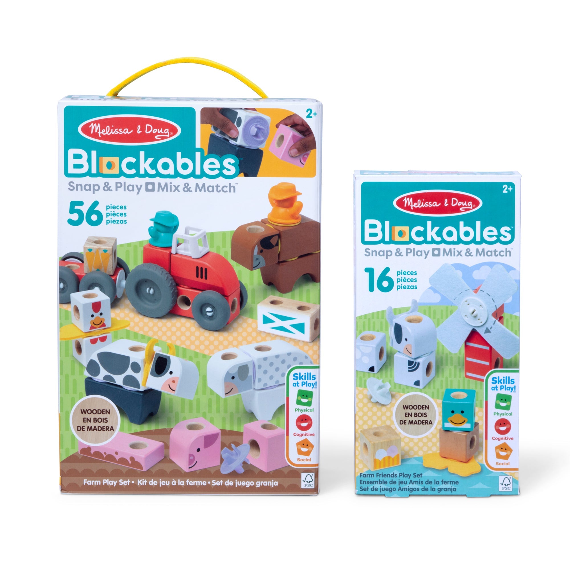 Blockables™ Play Sets Farm and Farm Friends 2-Pack Bundle