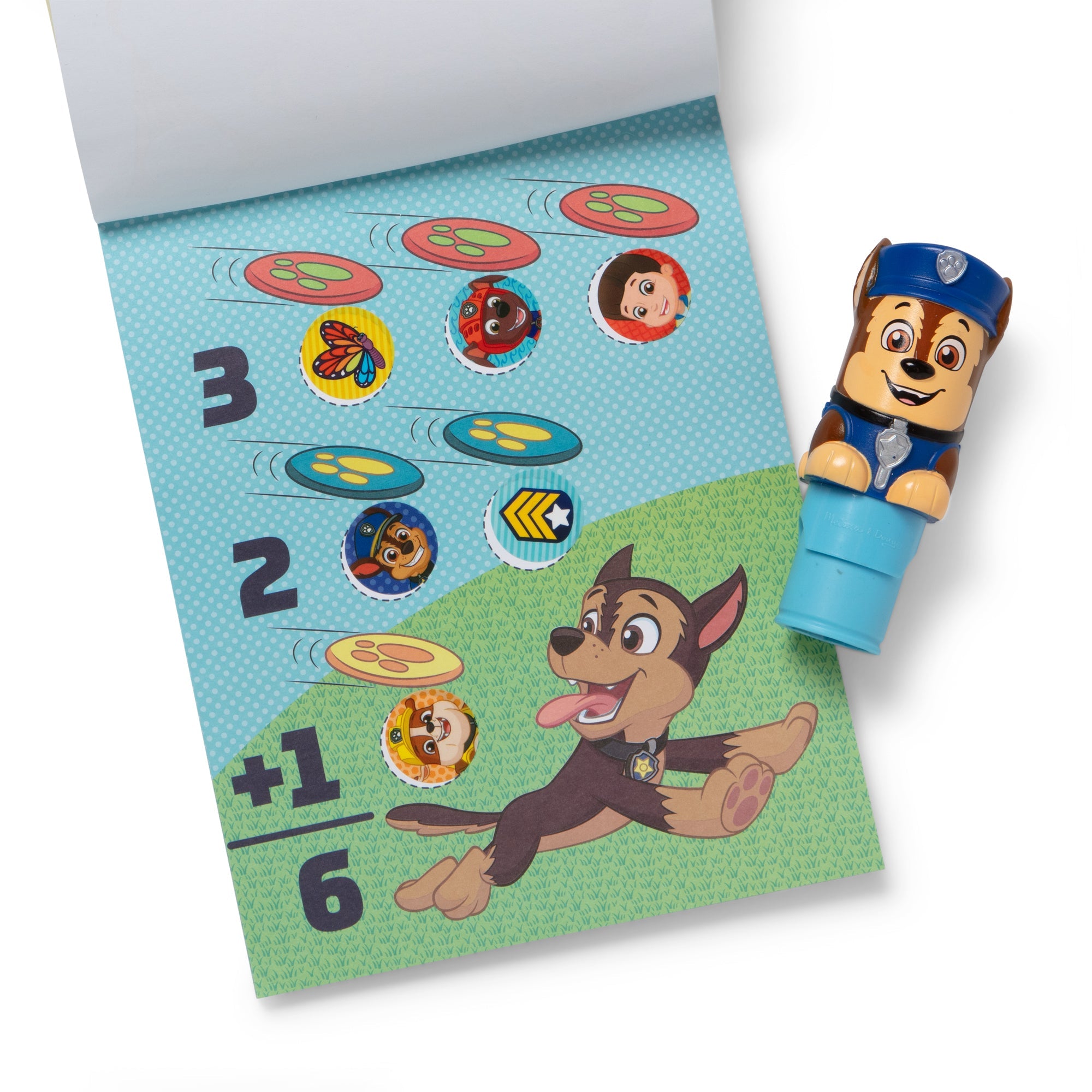 Sticker WOW!™ PAW Patrol Chase Bundle: Activity Pad & Sticker Stamper + Mini Activity Pad and 200 Refill Stickers
