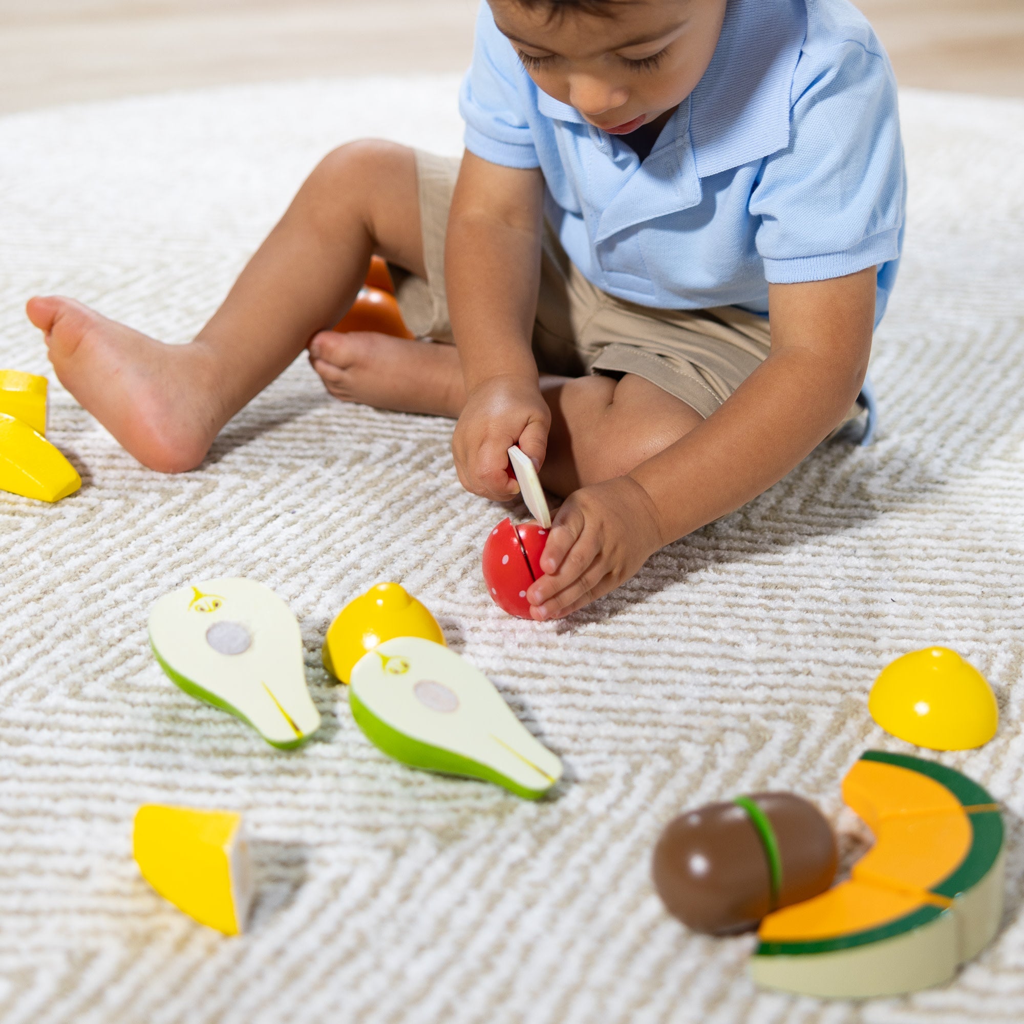 Wooden Cutting Fruit Play Food