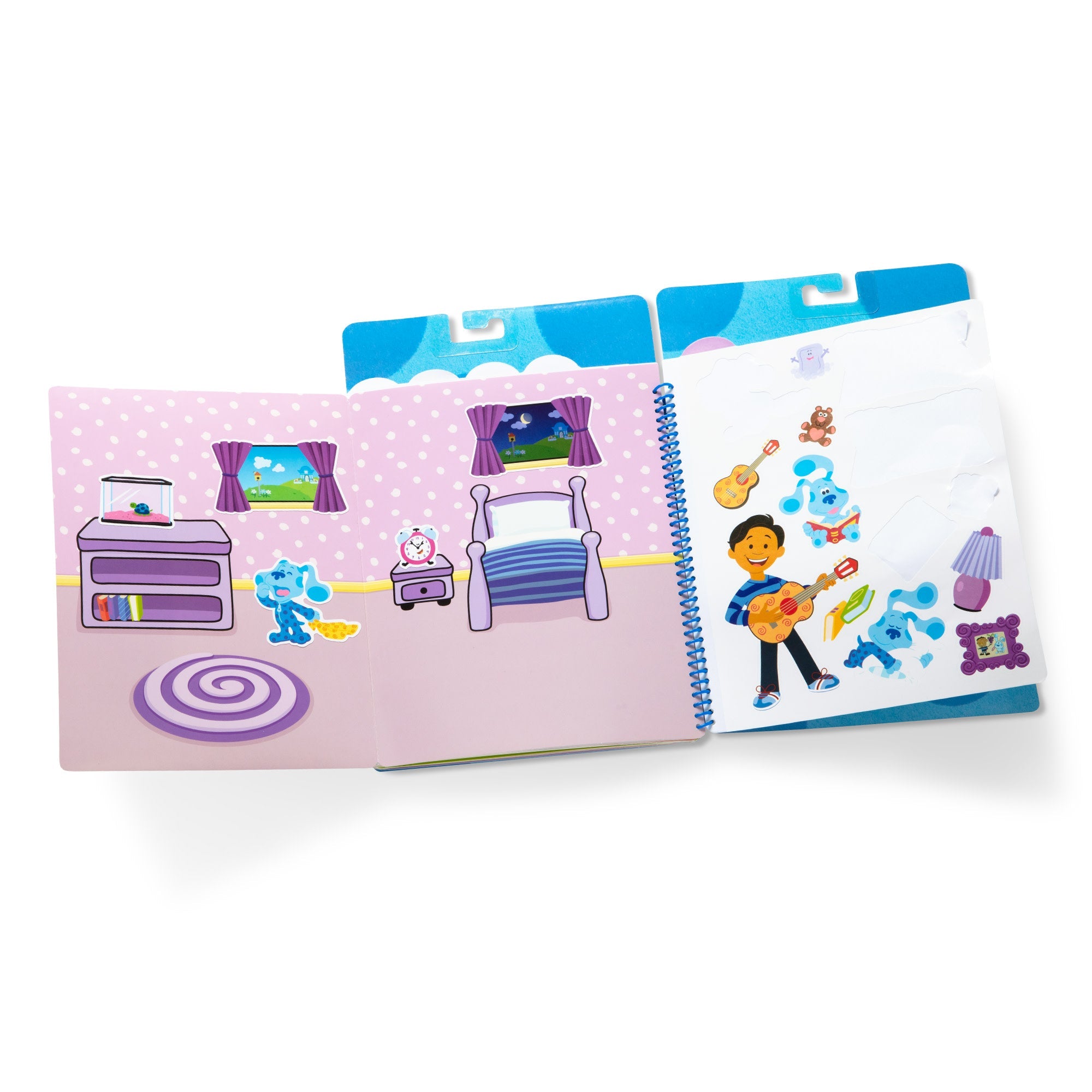 Blue's Clues & You! Restickable Stickers Pad - Places Blue Loves