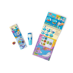 Sticker WOW!™ Shark Bundle: Activity Pad & Sticker Stamper + Mini Activity Pad and 200 Refill Stickers