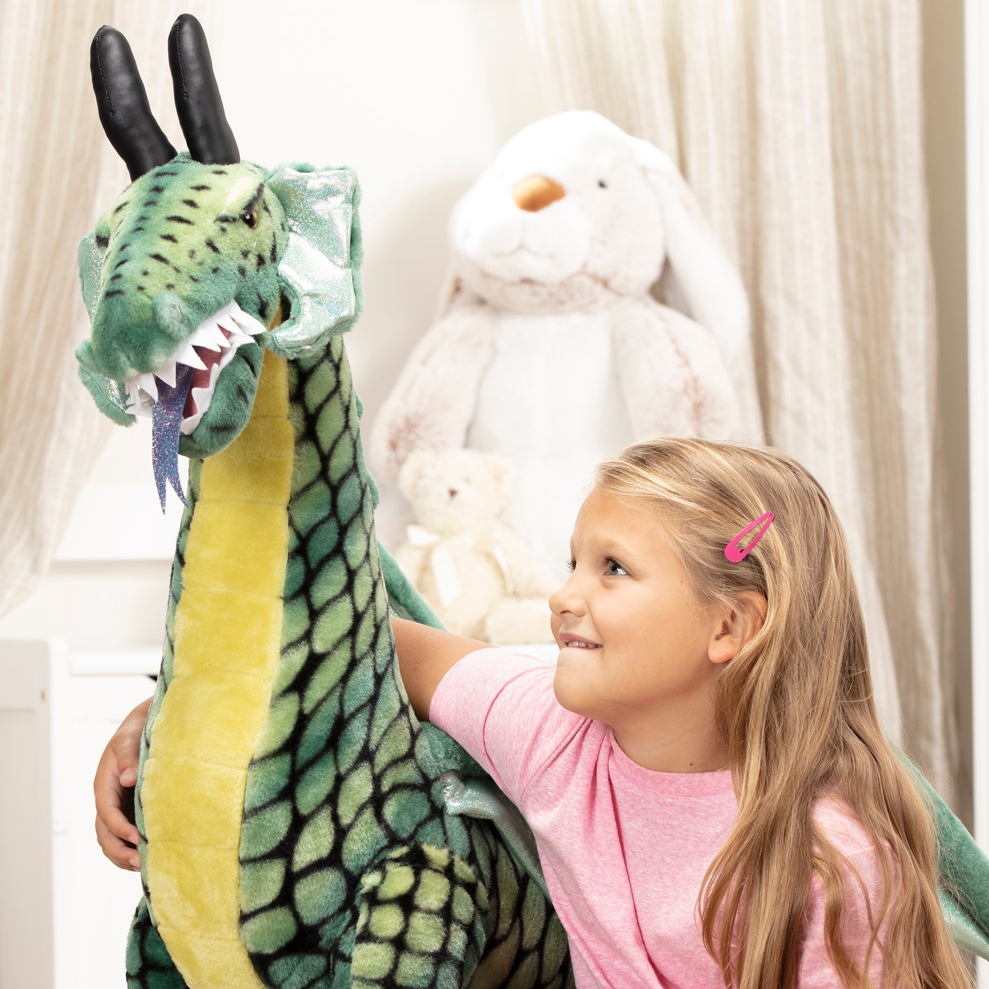 Winged Dragon Lifelike Plush Stuffed Animal