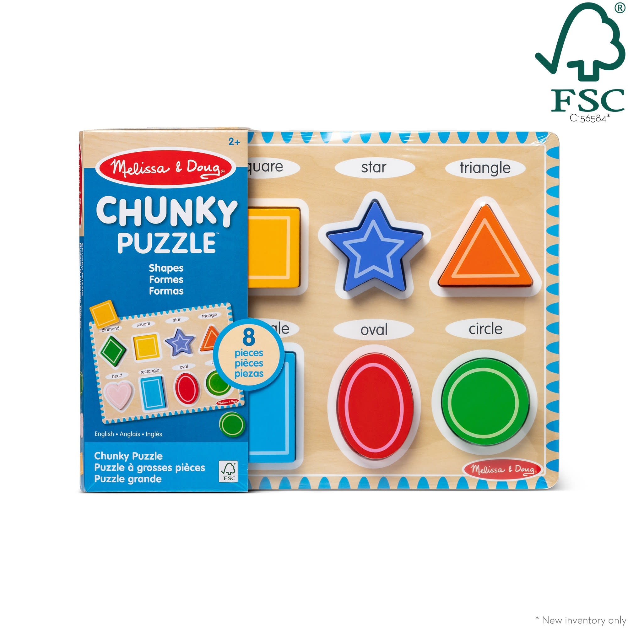 Shapes Chunky Puzzle - 8 Pieces