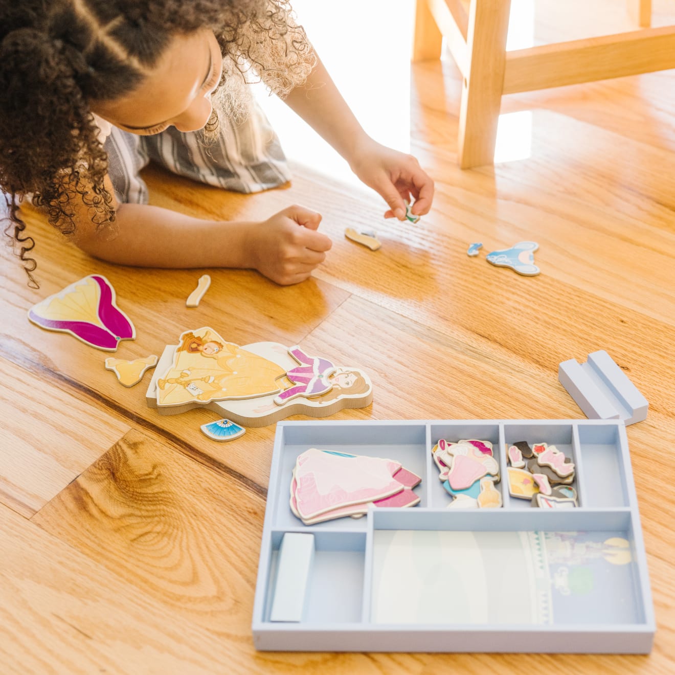 Belle Wooden Magnetic Dress-Up