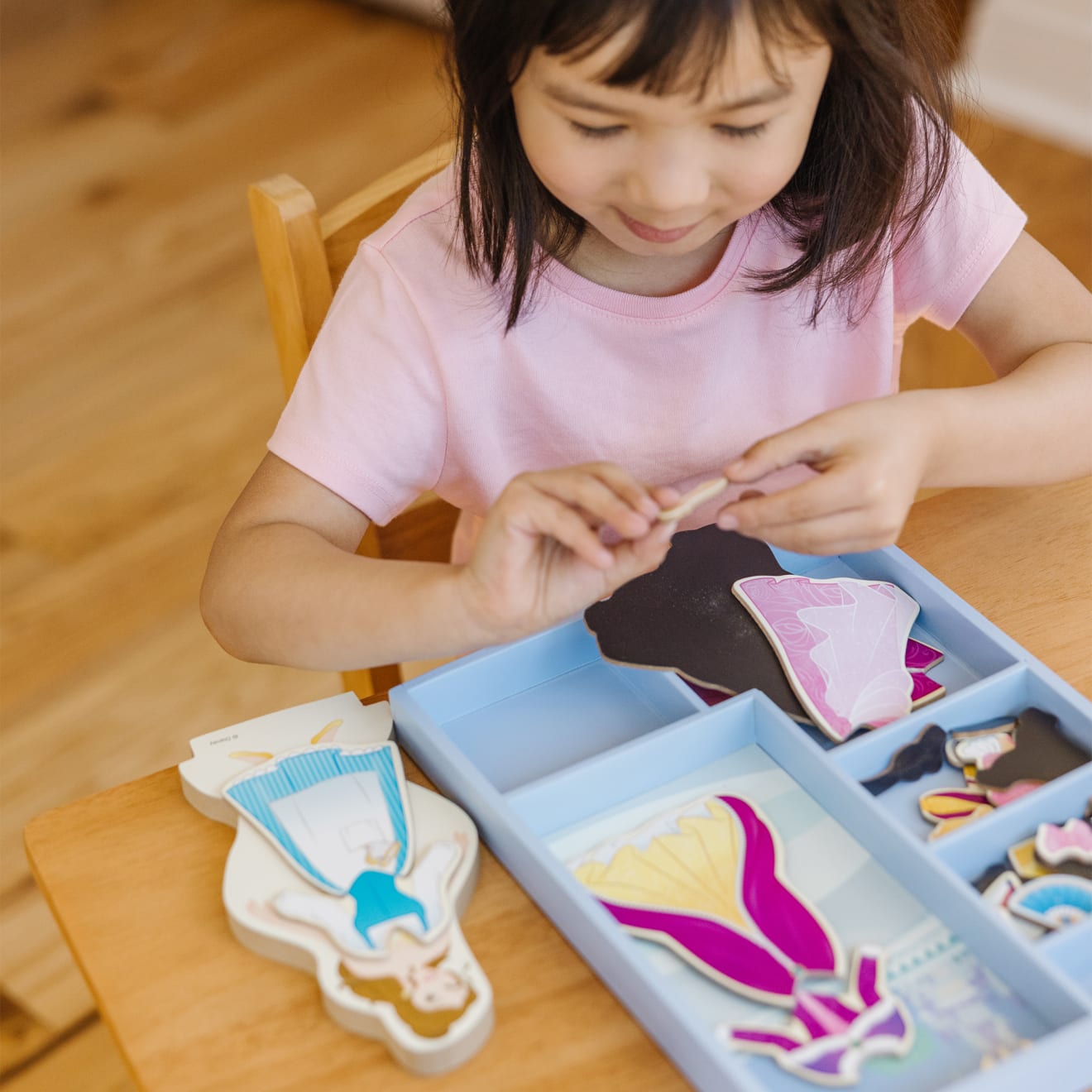 Belle Wooden Magnetic Dress-Up