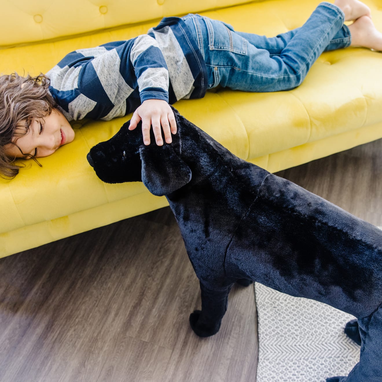Black Lab Giant Stuffed Animal