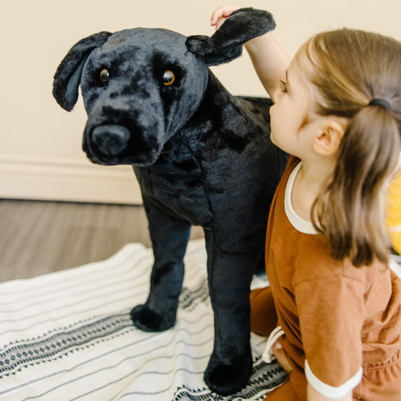 Black Lab Giant Stuffed Animal
