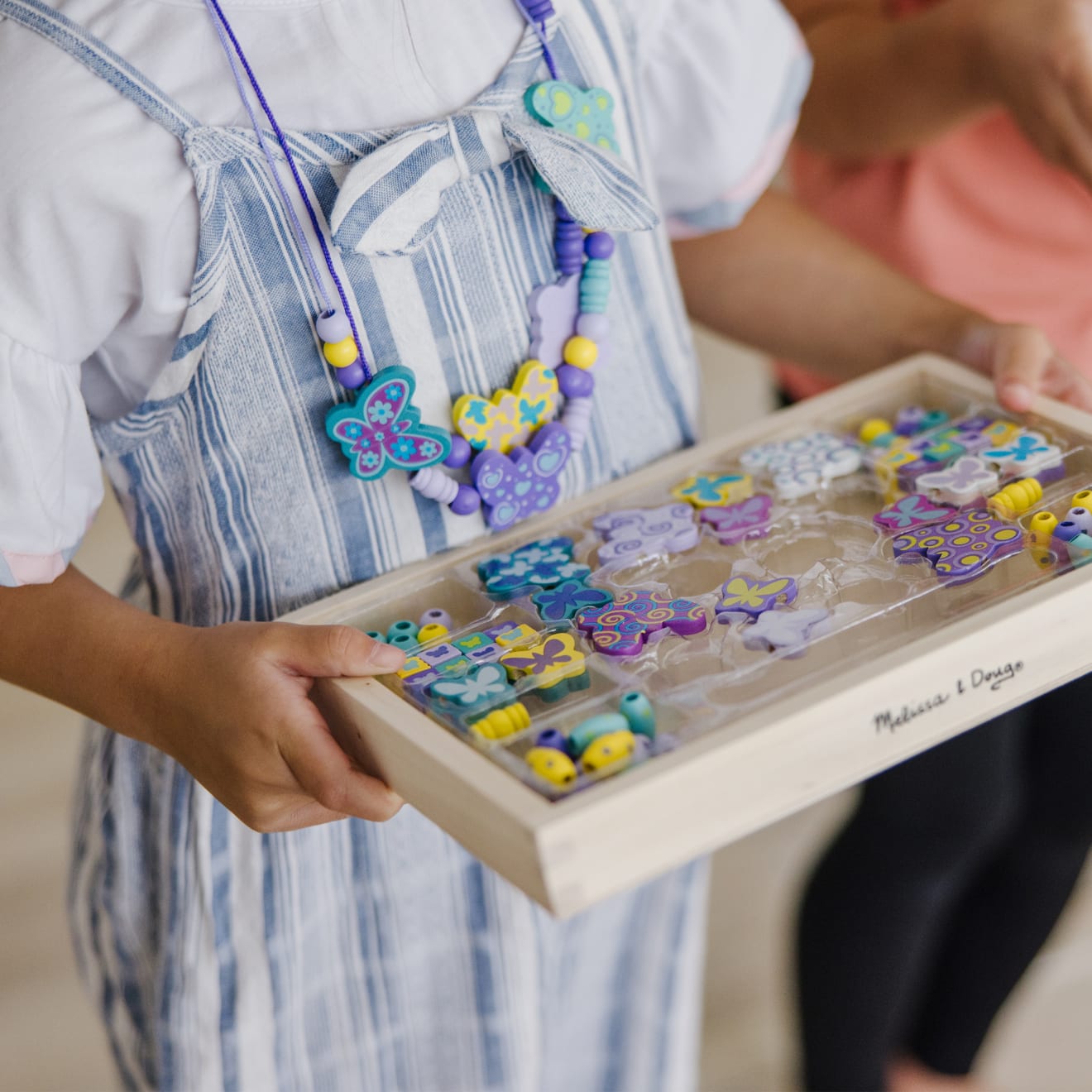 Created by Me! Butterfly Beads Wooden Bead Kit