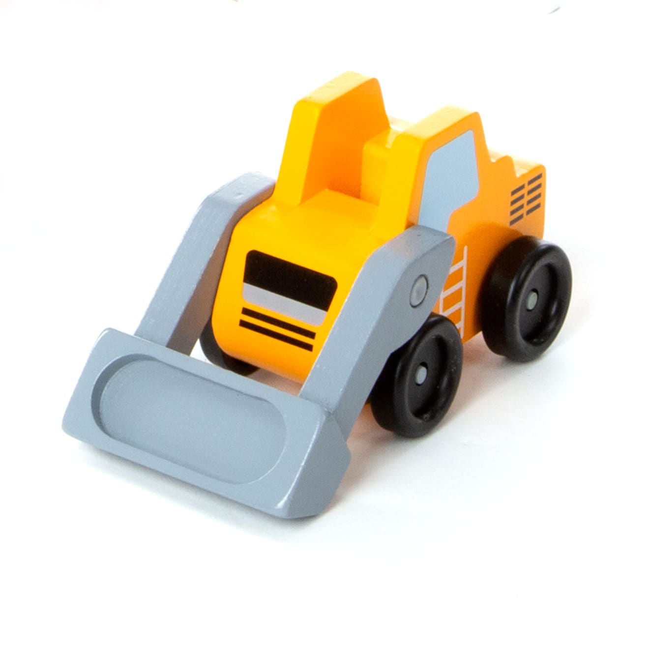 Classic Wooden Toy Construction Vehicle Set