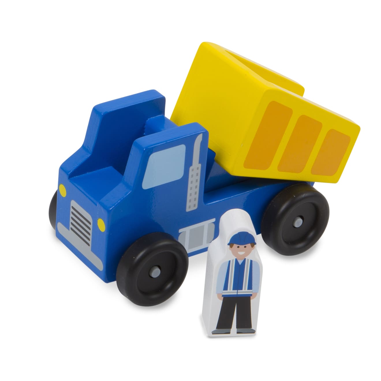 Classic Wooden Toy Construction Vehicle Set