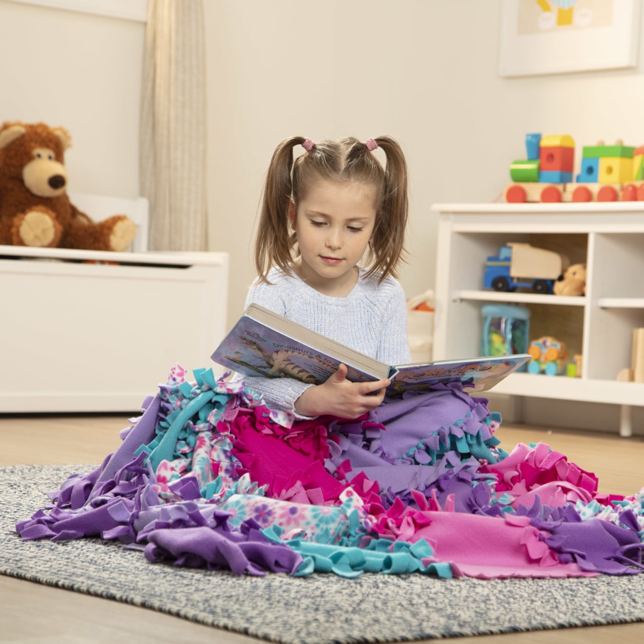 Created by Me! Flower Fleece Quilt