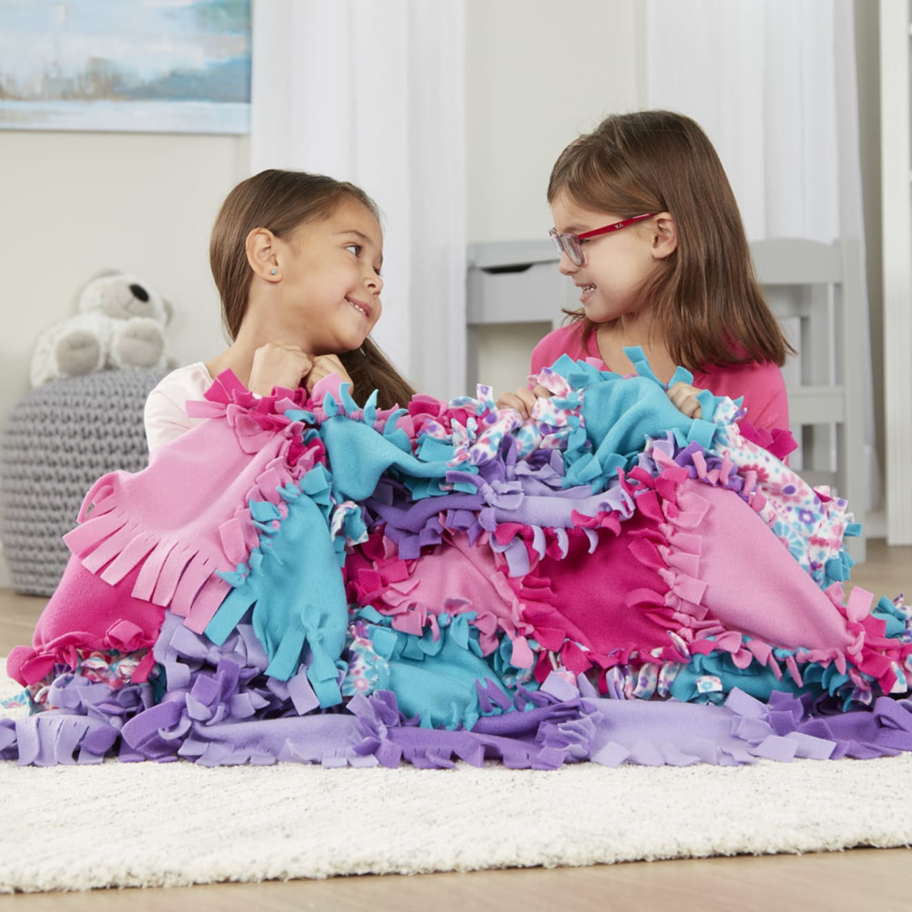 Created by Me! Flower Fleece Quilt