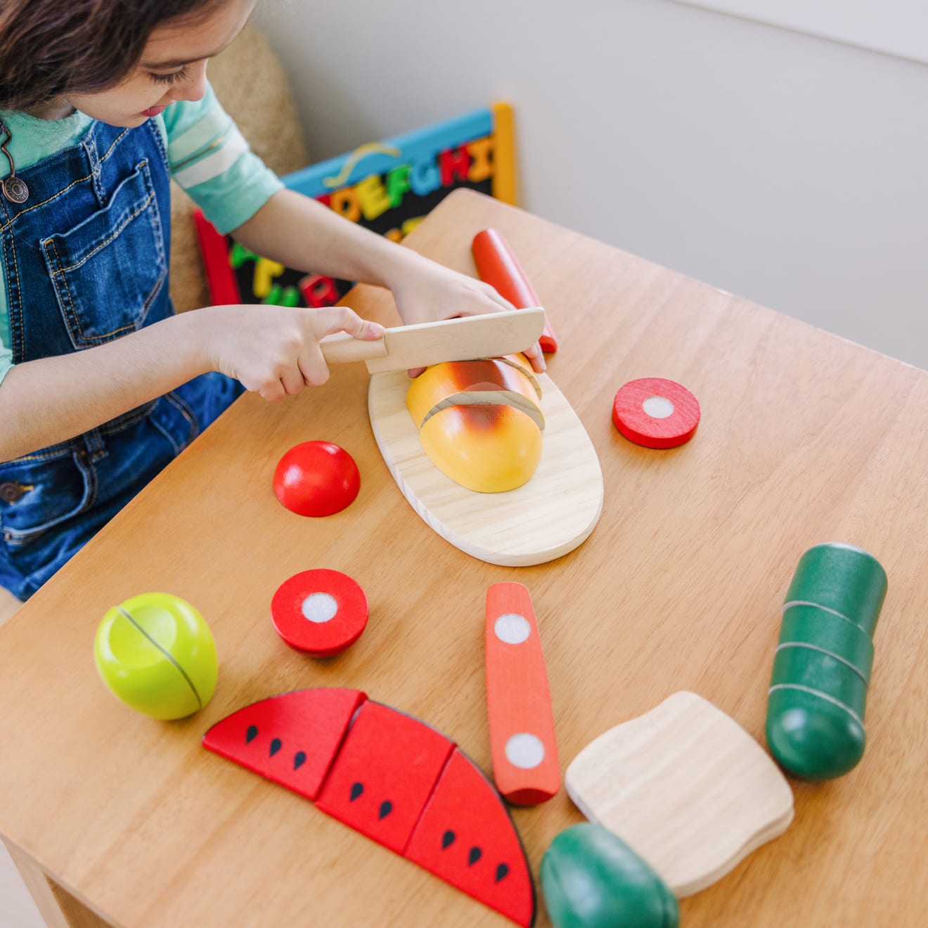 Cutting Food - Wooden Play Food