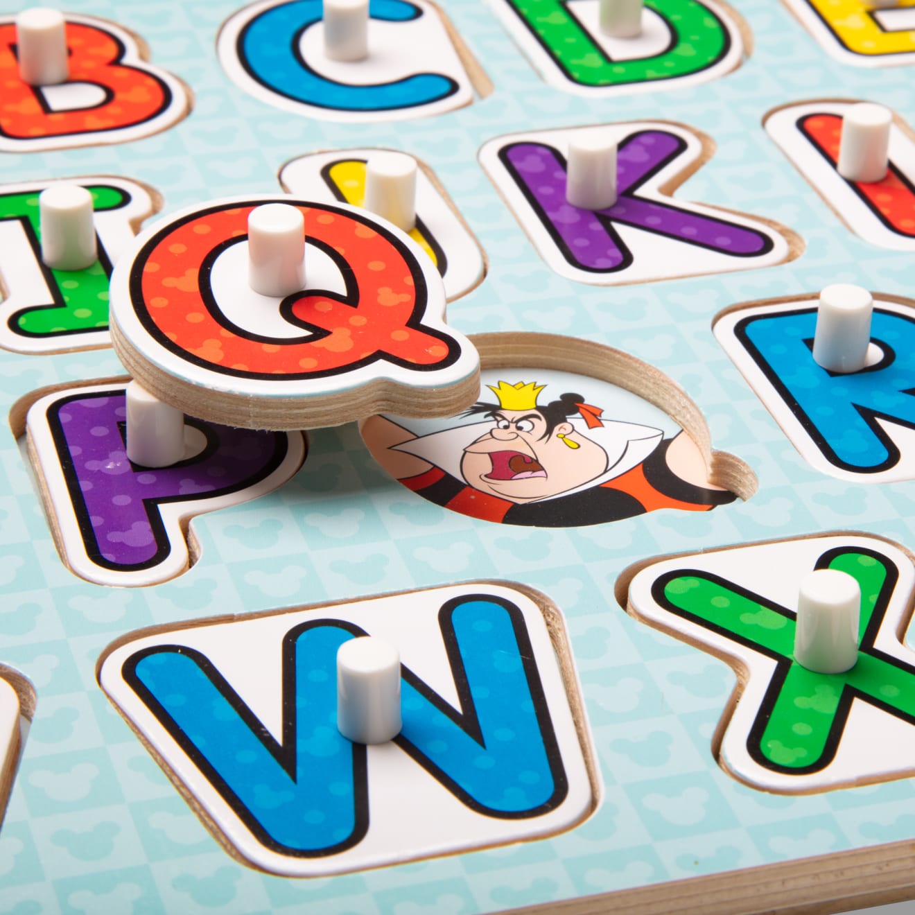 Disney Classics Wooden Alphabet Peg Puzzle