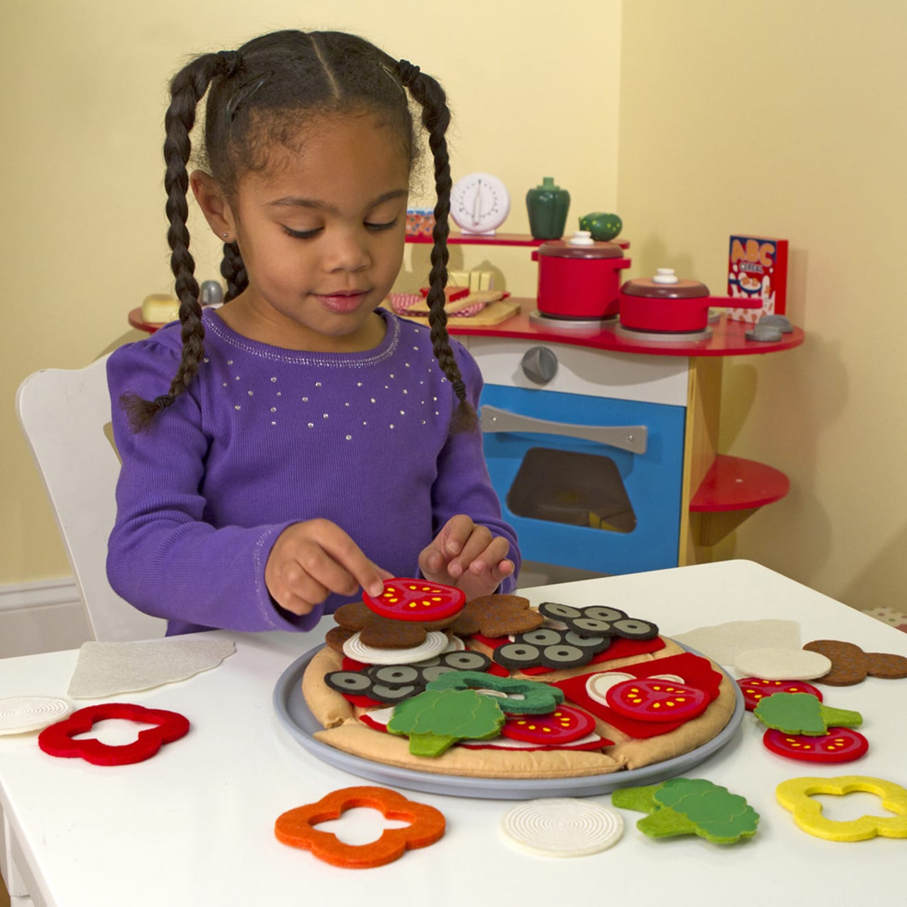 Felt Play Food - Pizza Set
