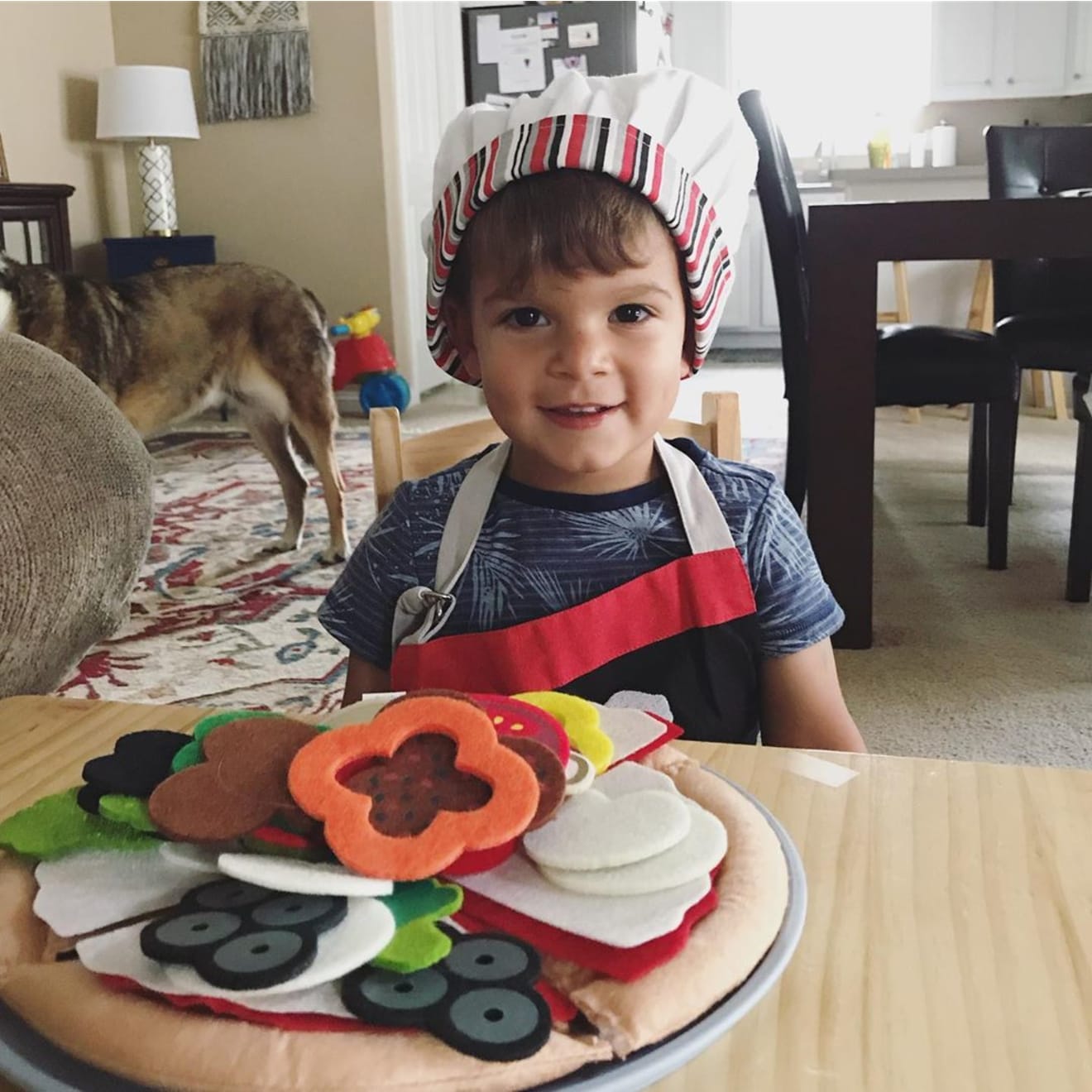 Felt Play Food - Pizza Set