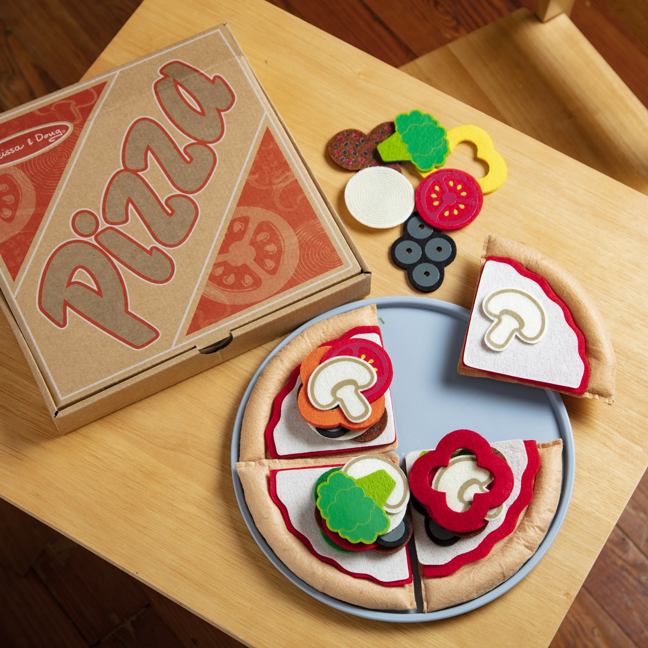 Felt Play Food - Pizza Set