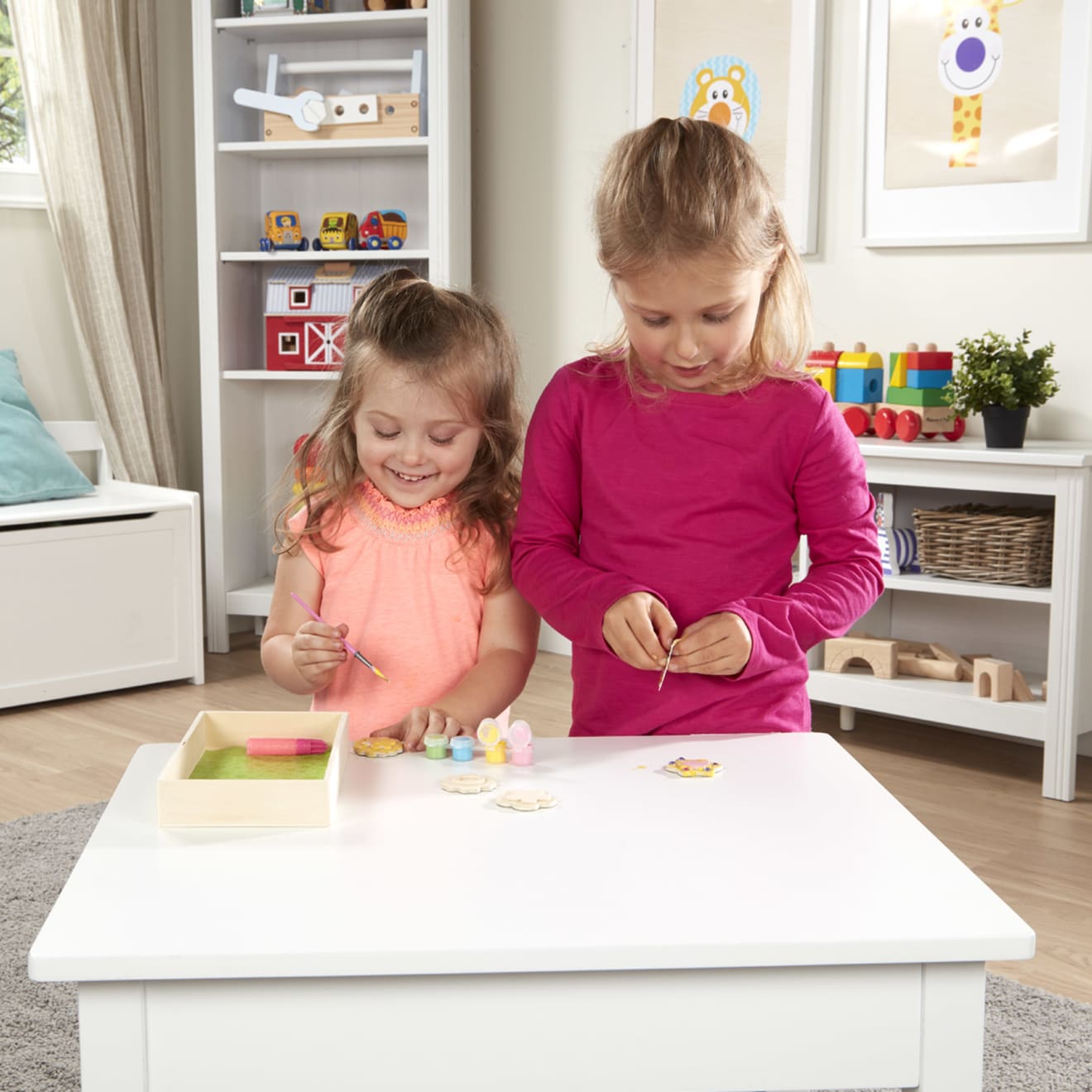 Created by Me! Flower Magnets Wooden Craft Kit