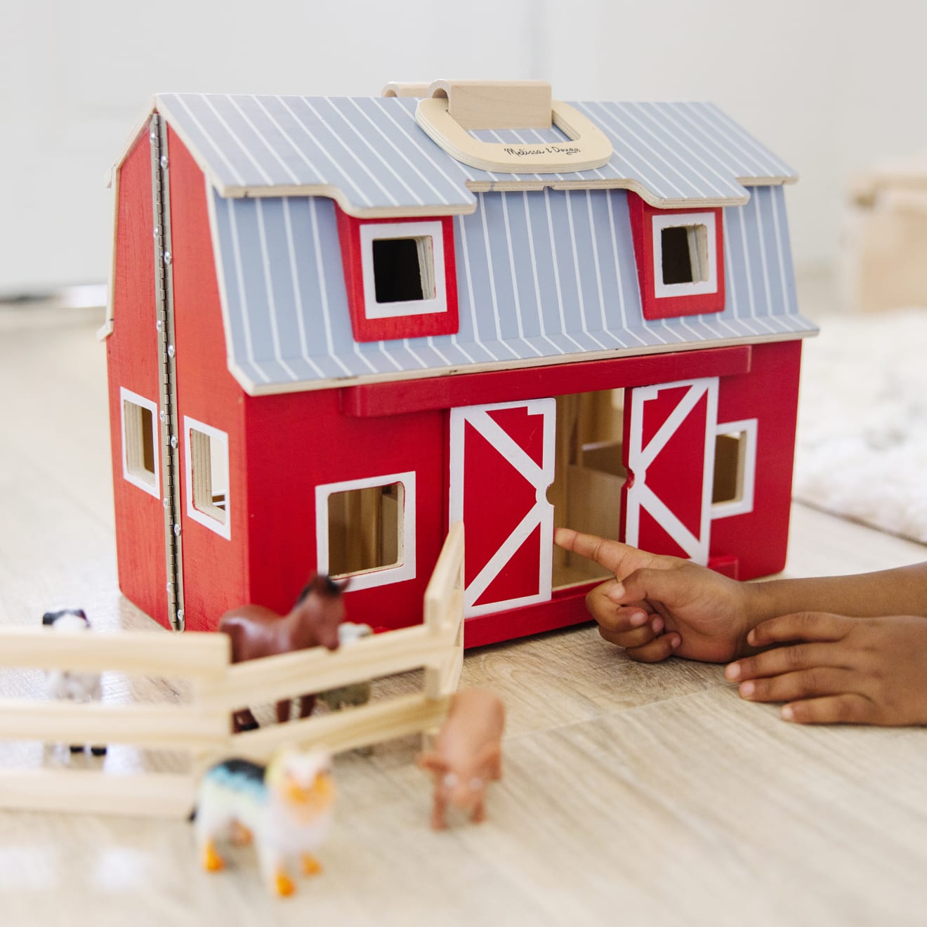 Wooden Fold & Go Barn