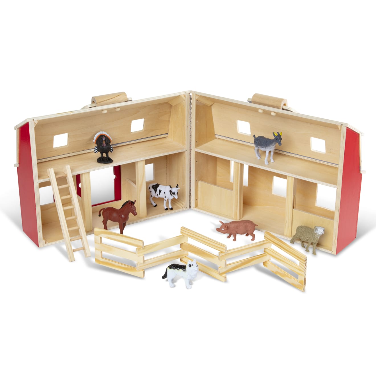 Wooden Fold & Go Barn