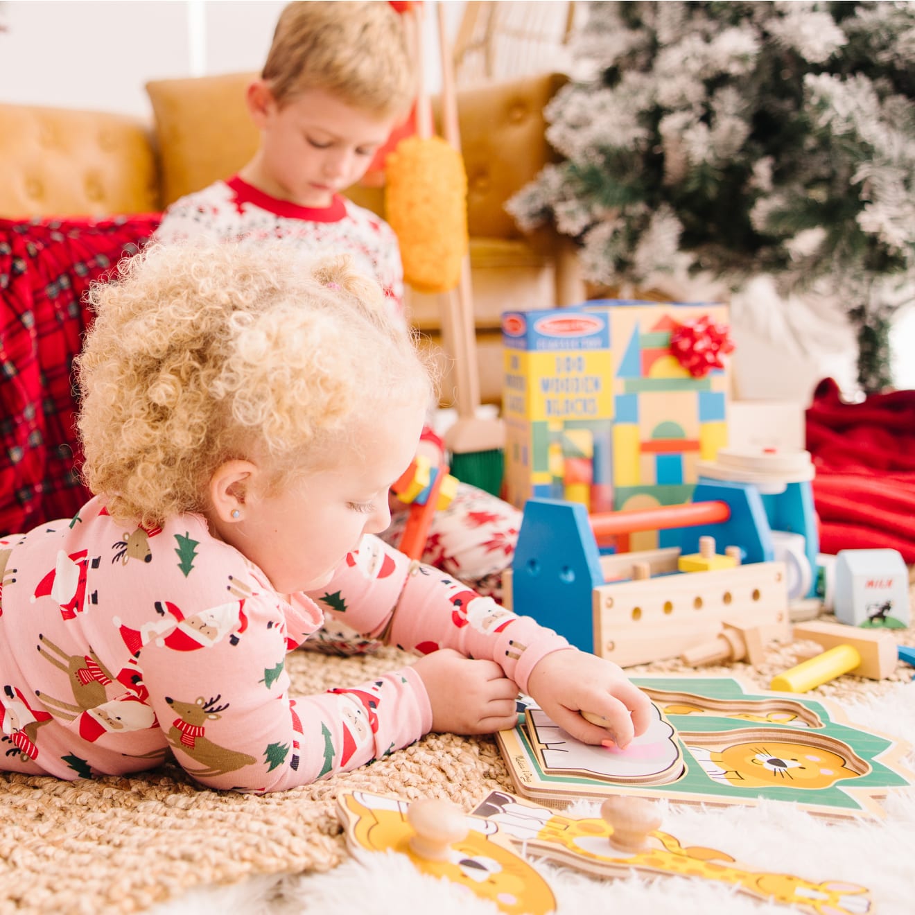 Jungle Friends Jumbo Knob Puzzle - 3 Pieces