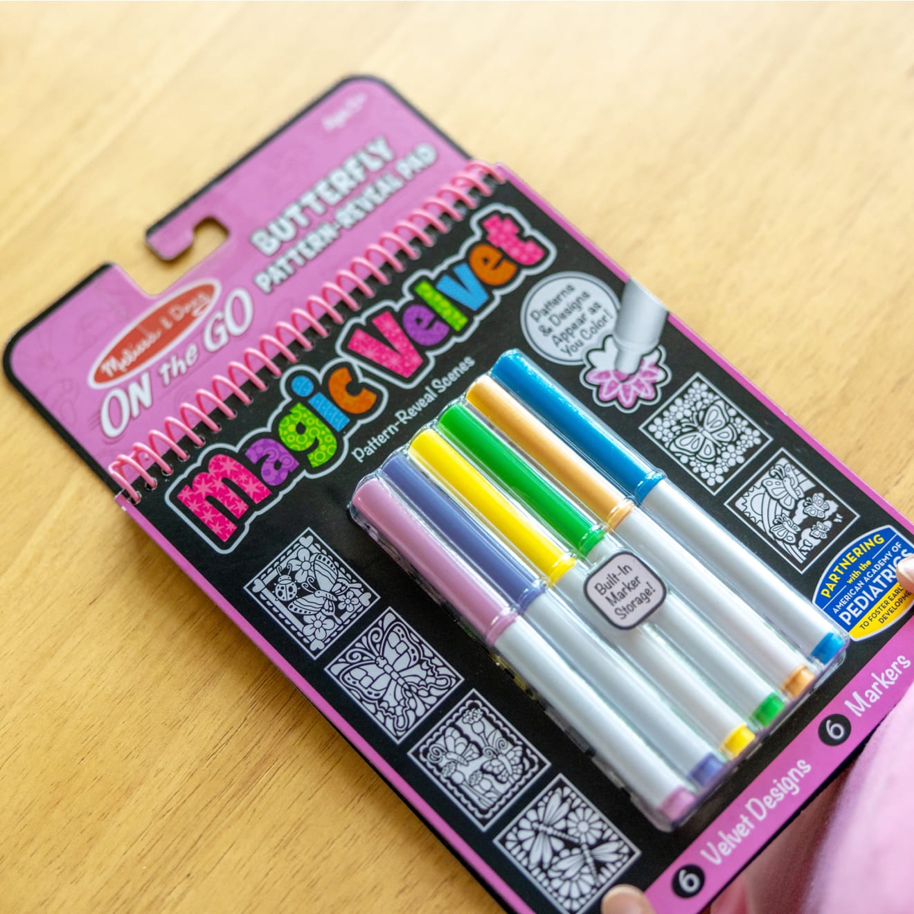 Magic Velvet Butterfly Scenes - On the Go Travel Activity