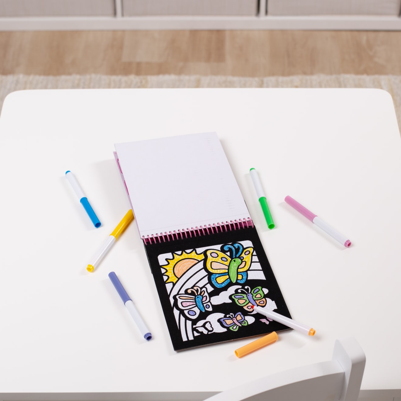 Magic Velvet Butterfly Scenes - On the Go Travel Activity