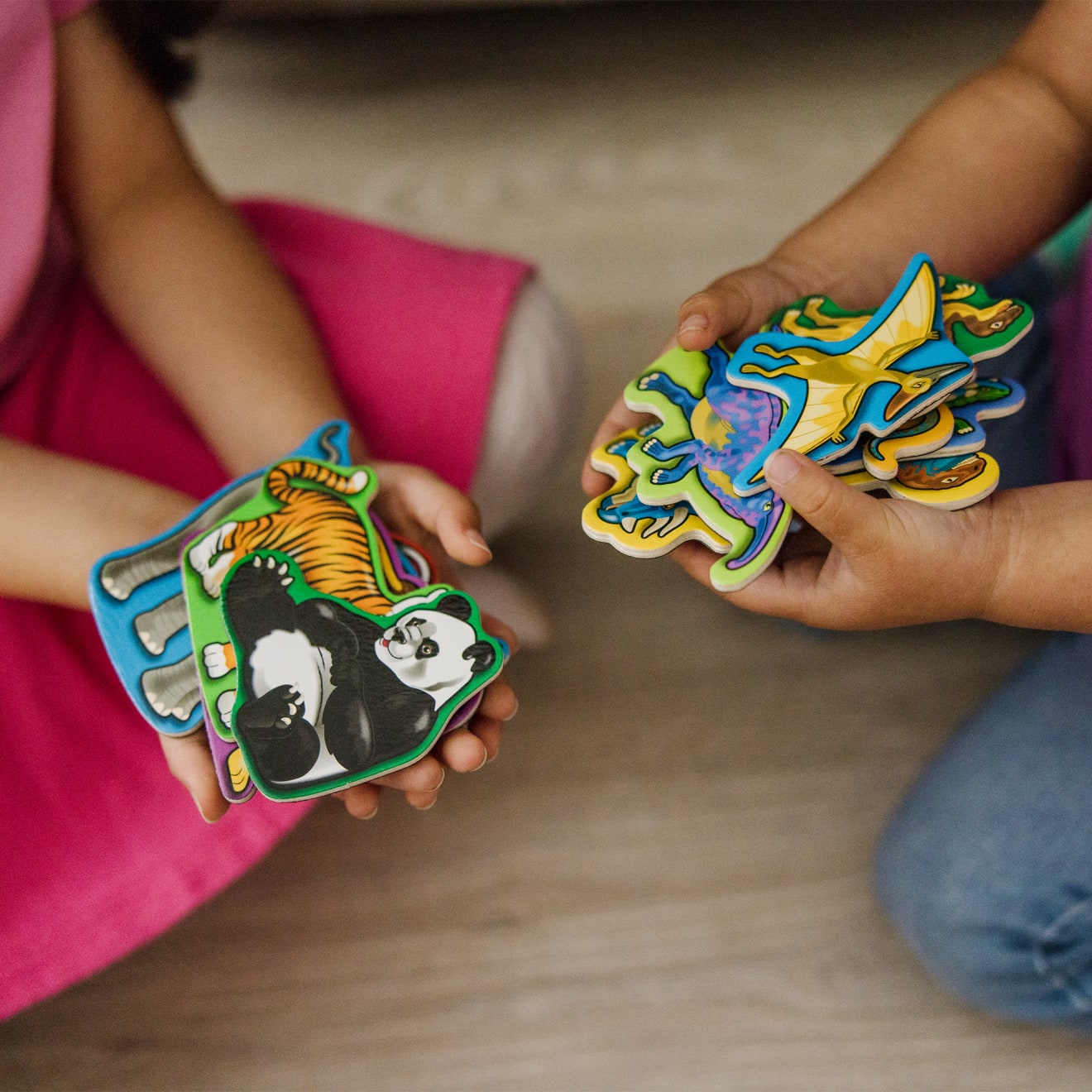 Wooden Magnets Bundle - Animals and Dinosaurs