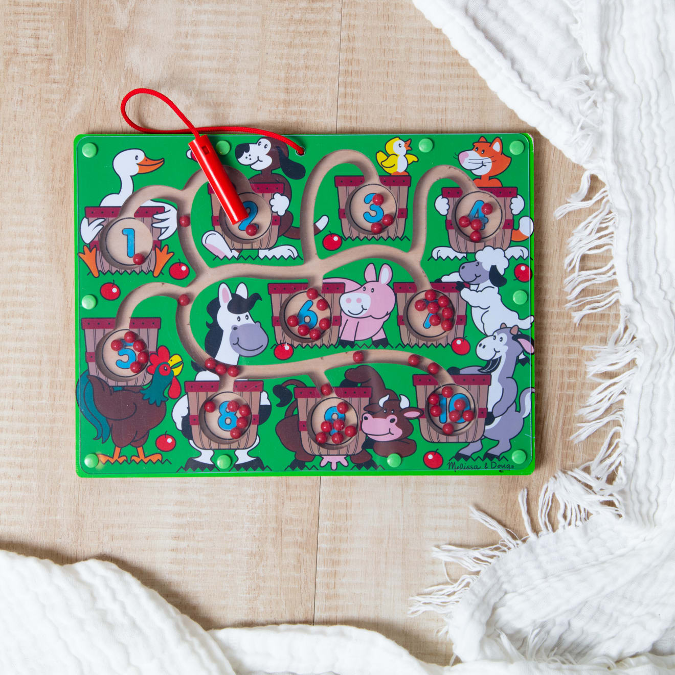 Magnetic Number Maze