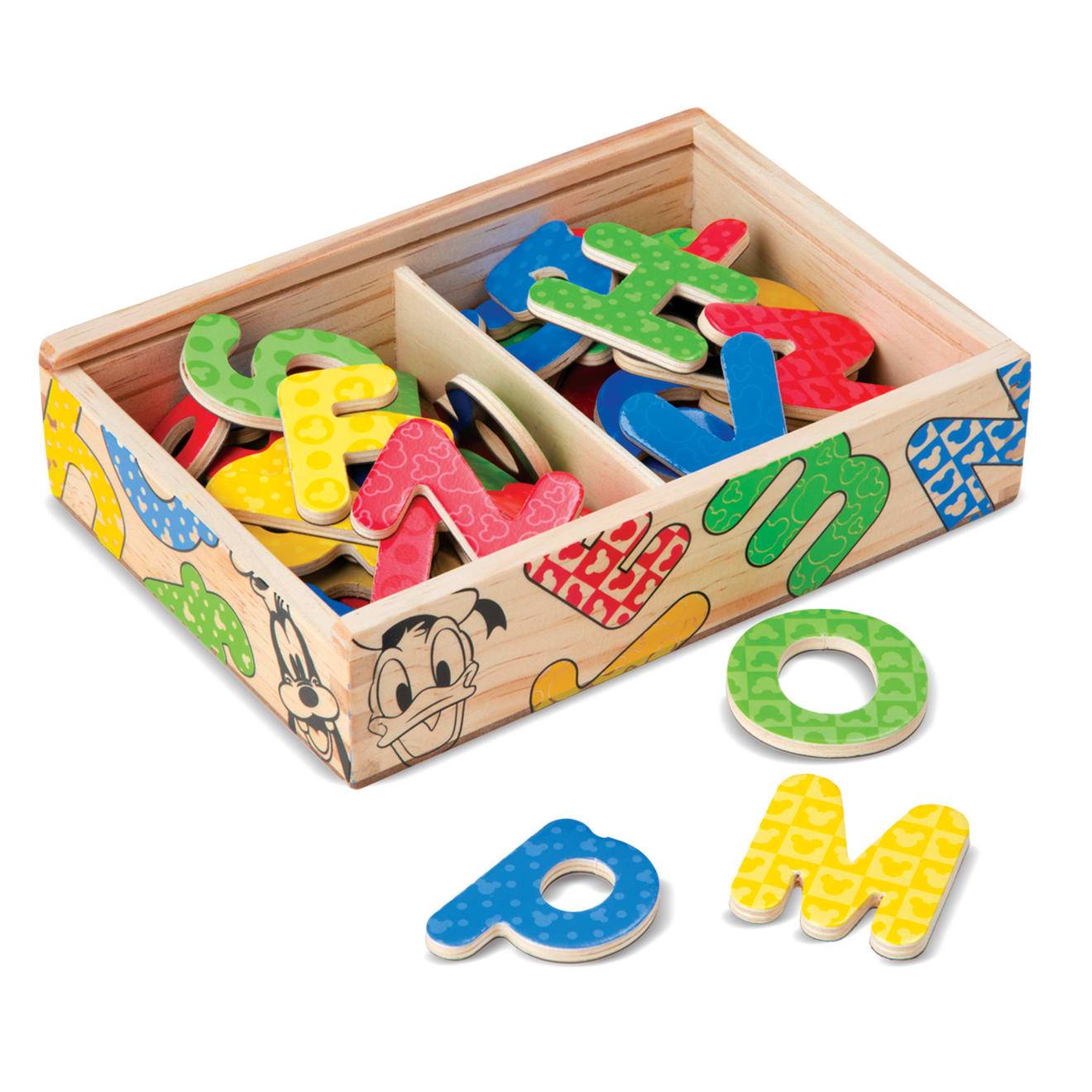 Disney Mickey & Friends Wooden Alphabet Magnets