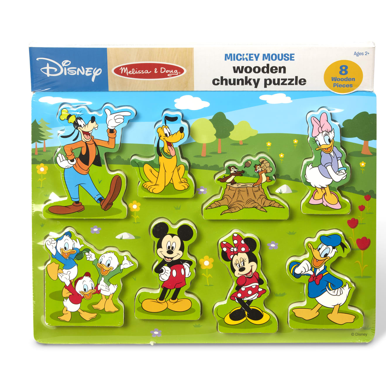 Disney Mickey Mouse Wooden Chunky Puzzle