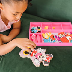 Disney Minnie Wooden Magnetic Dress-Up