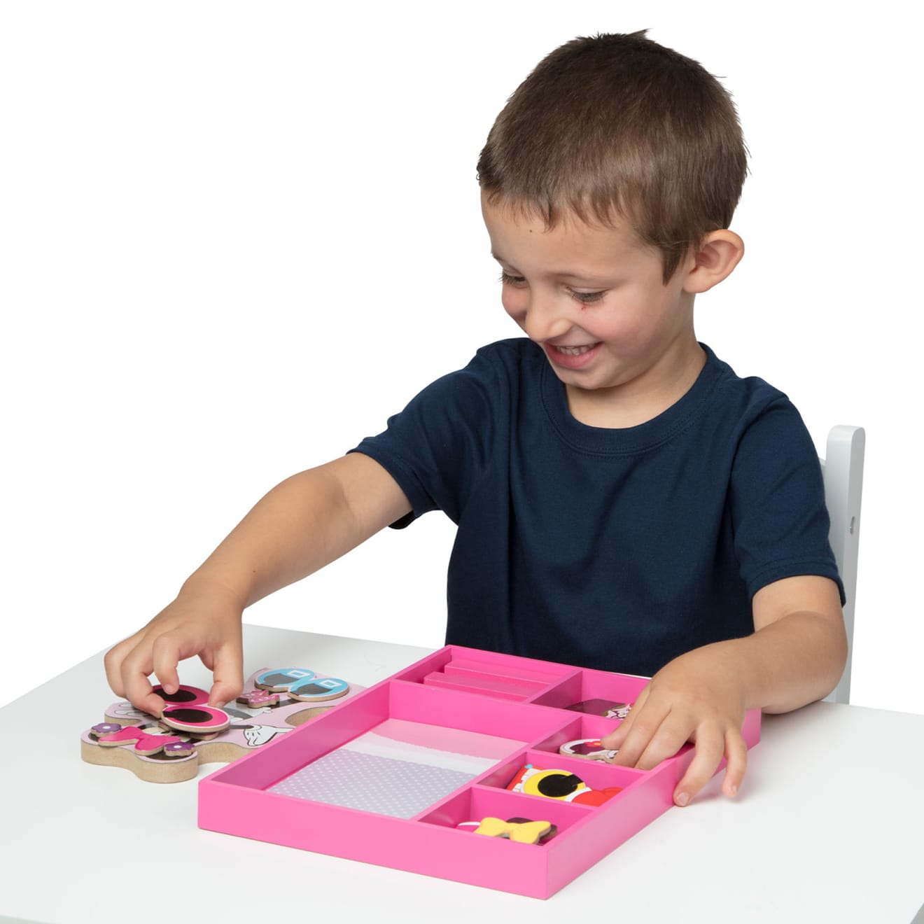 Disney Minnie Wooden Magnetic Dress-Up