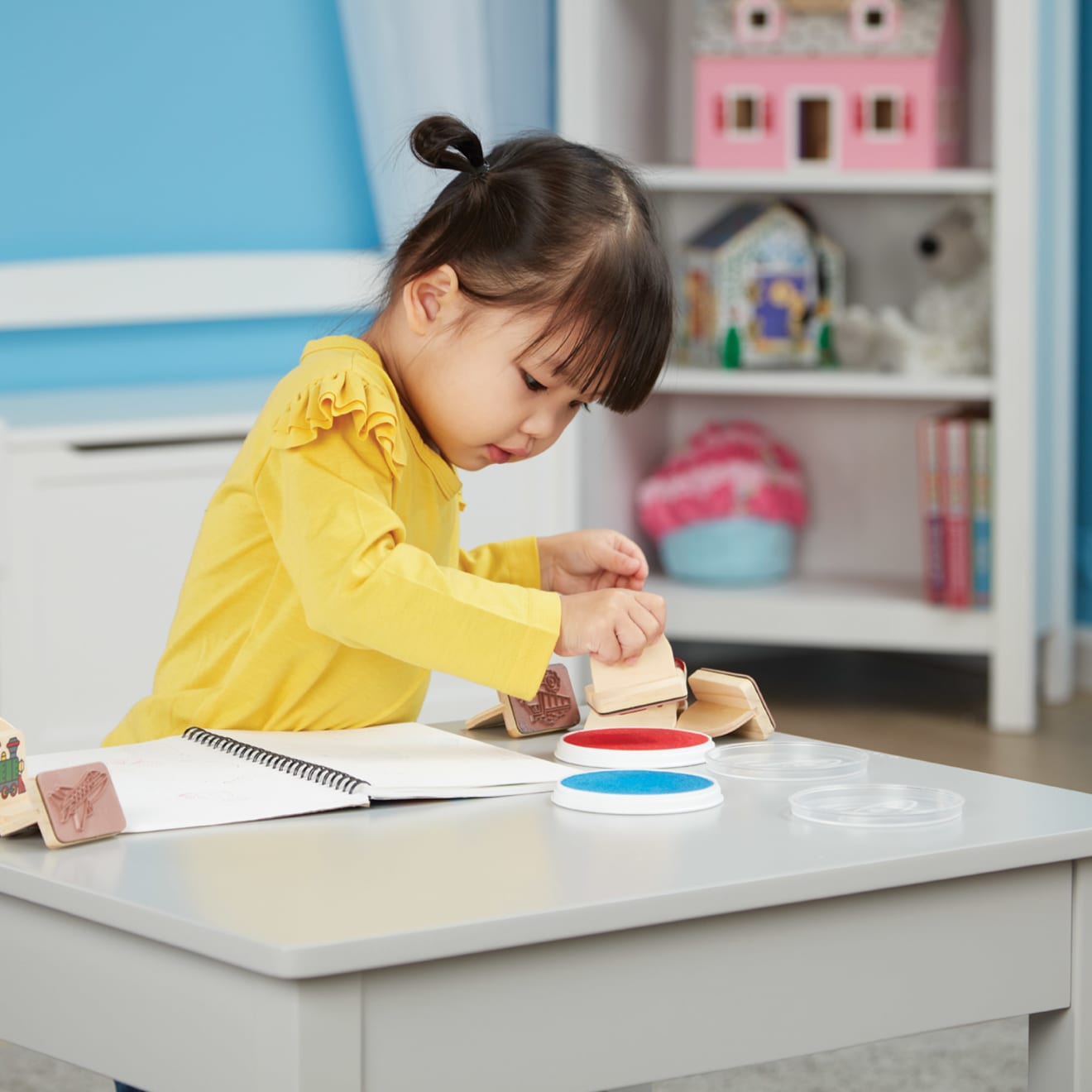 My First Wooden Stamp Set - Vehicles