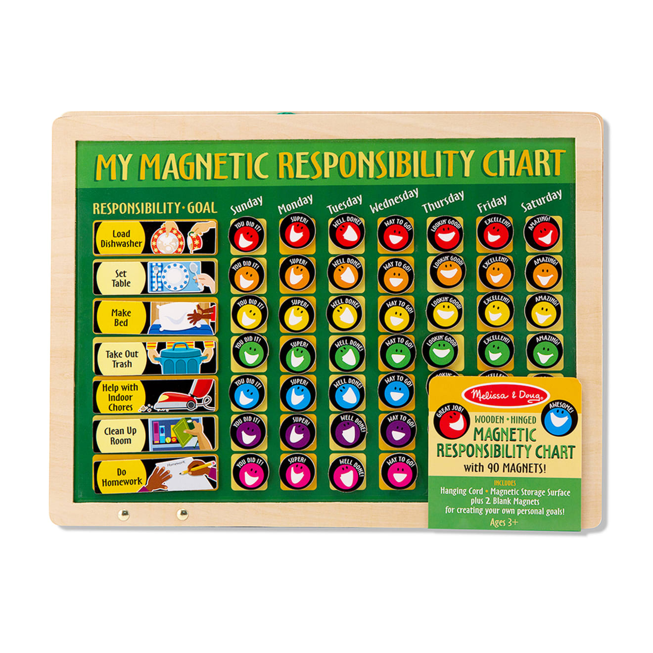 Magnetic Responsibility Chart - Chore Chart