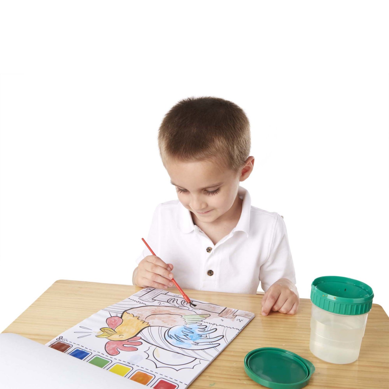 Farm Animals Paint with Water Kids' Art Pad