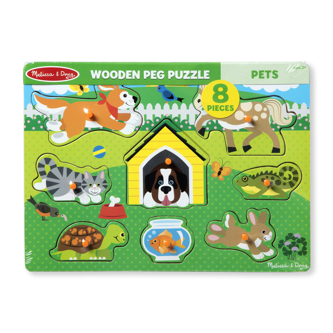 Pets Peg Puzzle - 8 Pieces
