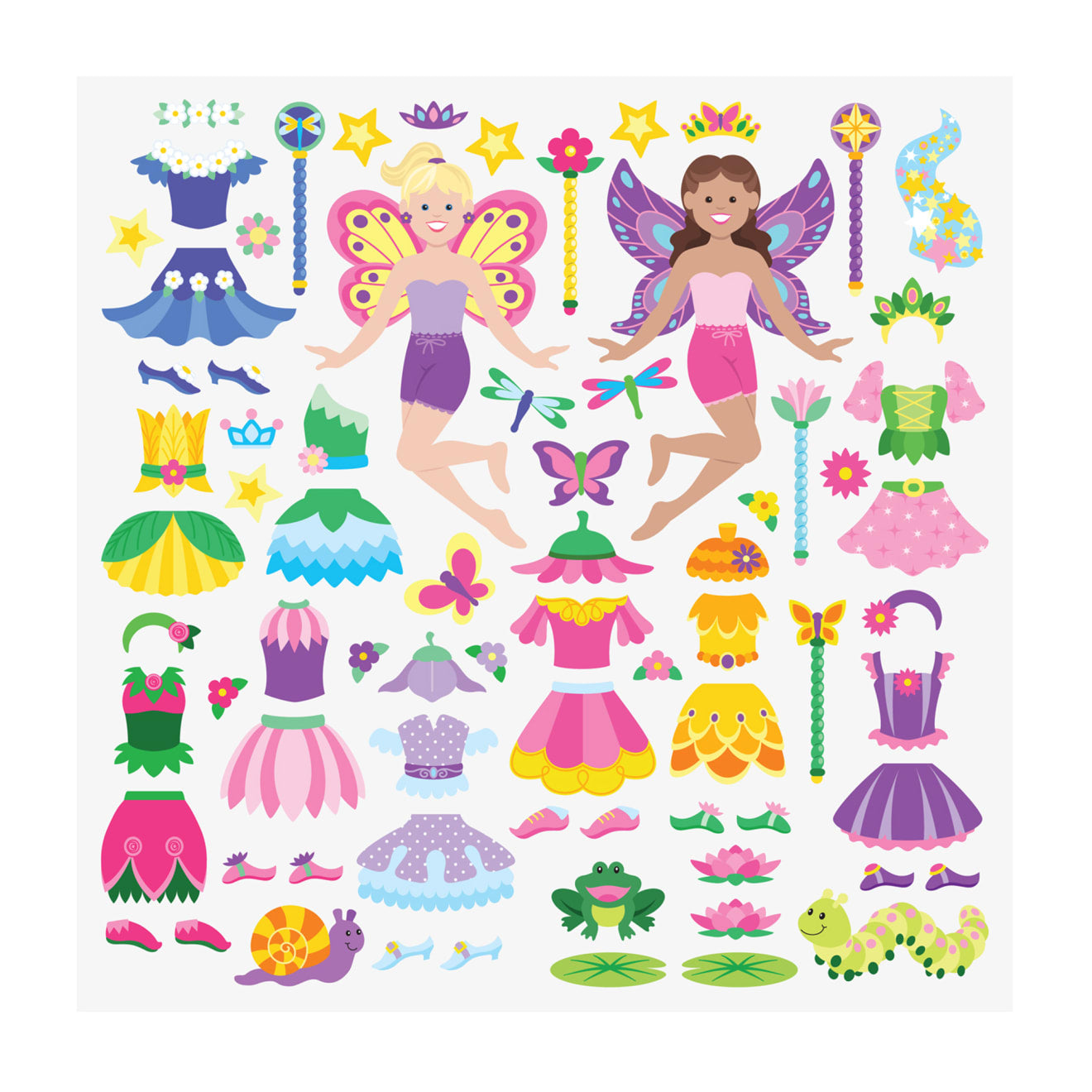 Puffy Stickers Play Set: Fairy