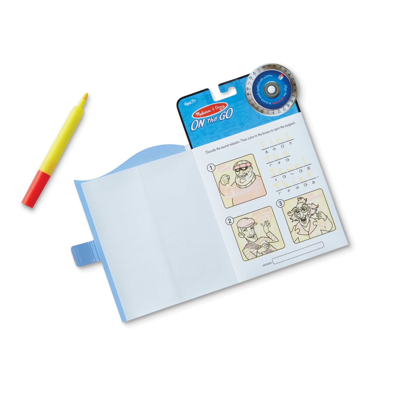 Secret Decoder Game Book - On the Go Travel Activity Book