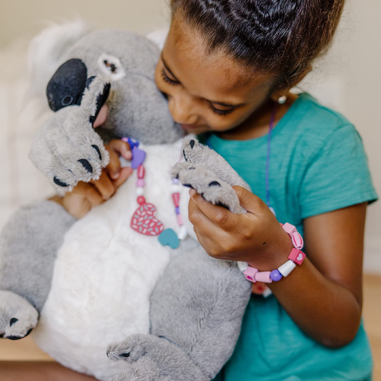 Created by Me! Heart Beads Wooden Bead Kit