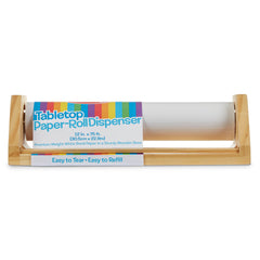 Wooden Tabletop Paper Roll Dispenser