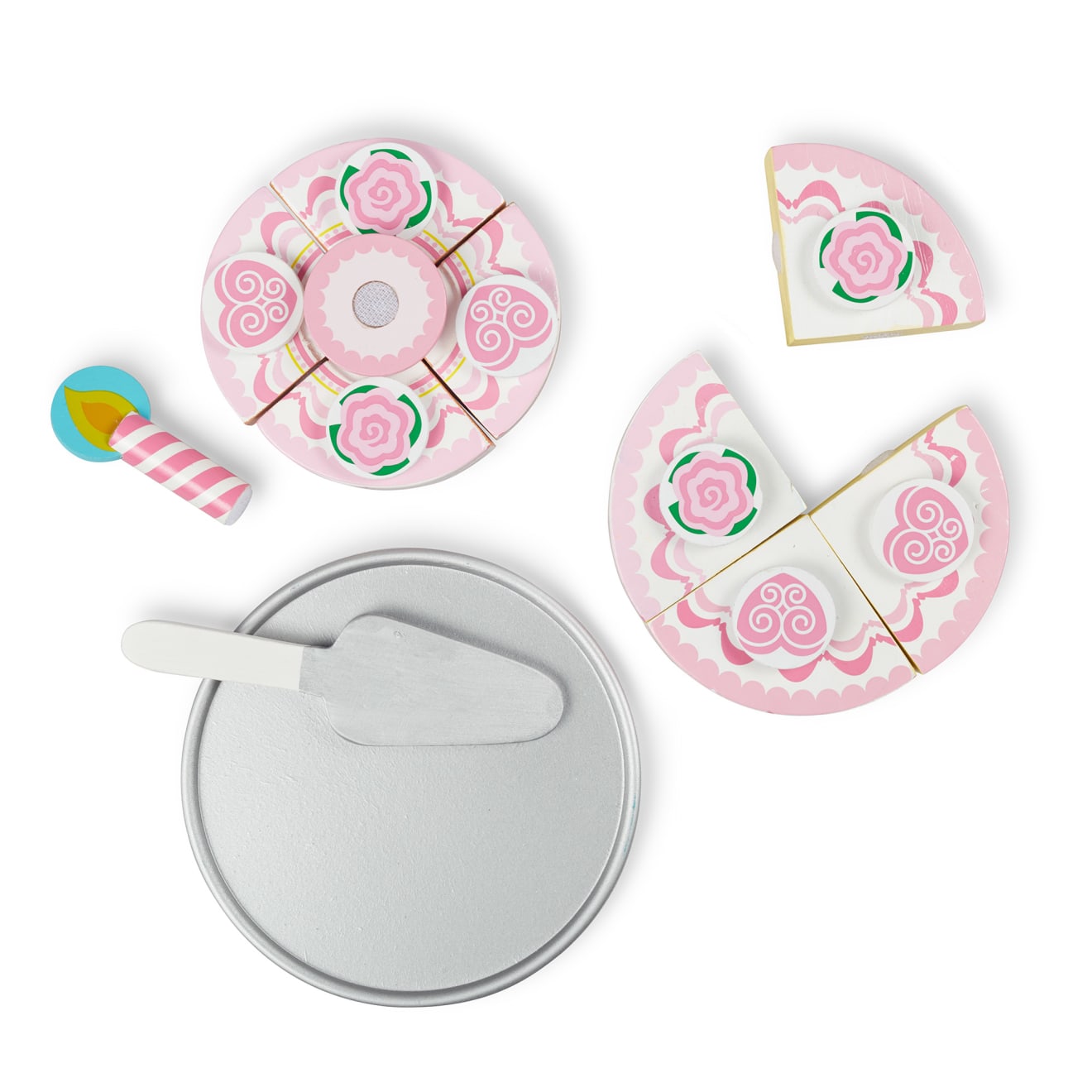 Triple-Layer Party Cake - Wooden Play Food