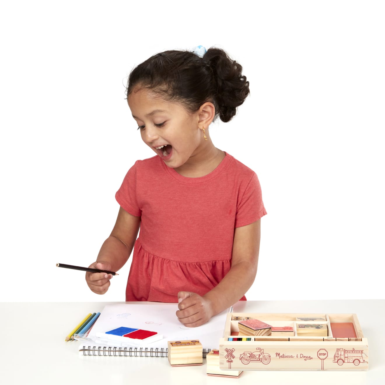 Wooden Stamp Set - Vehicles