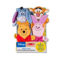 Disney Winnie the Pooh Soft & Cuddly Hand Puppets