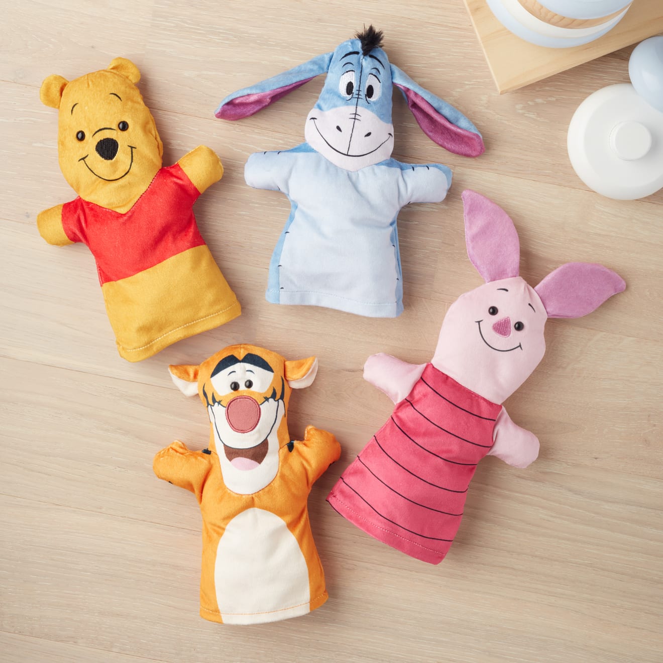 Disney Winnie the Pooh Soft & Cuddly Hand Puppets