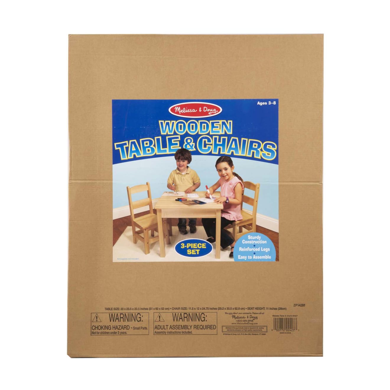 Wooden Table & Chairs - Natural