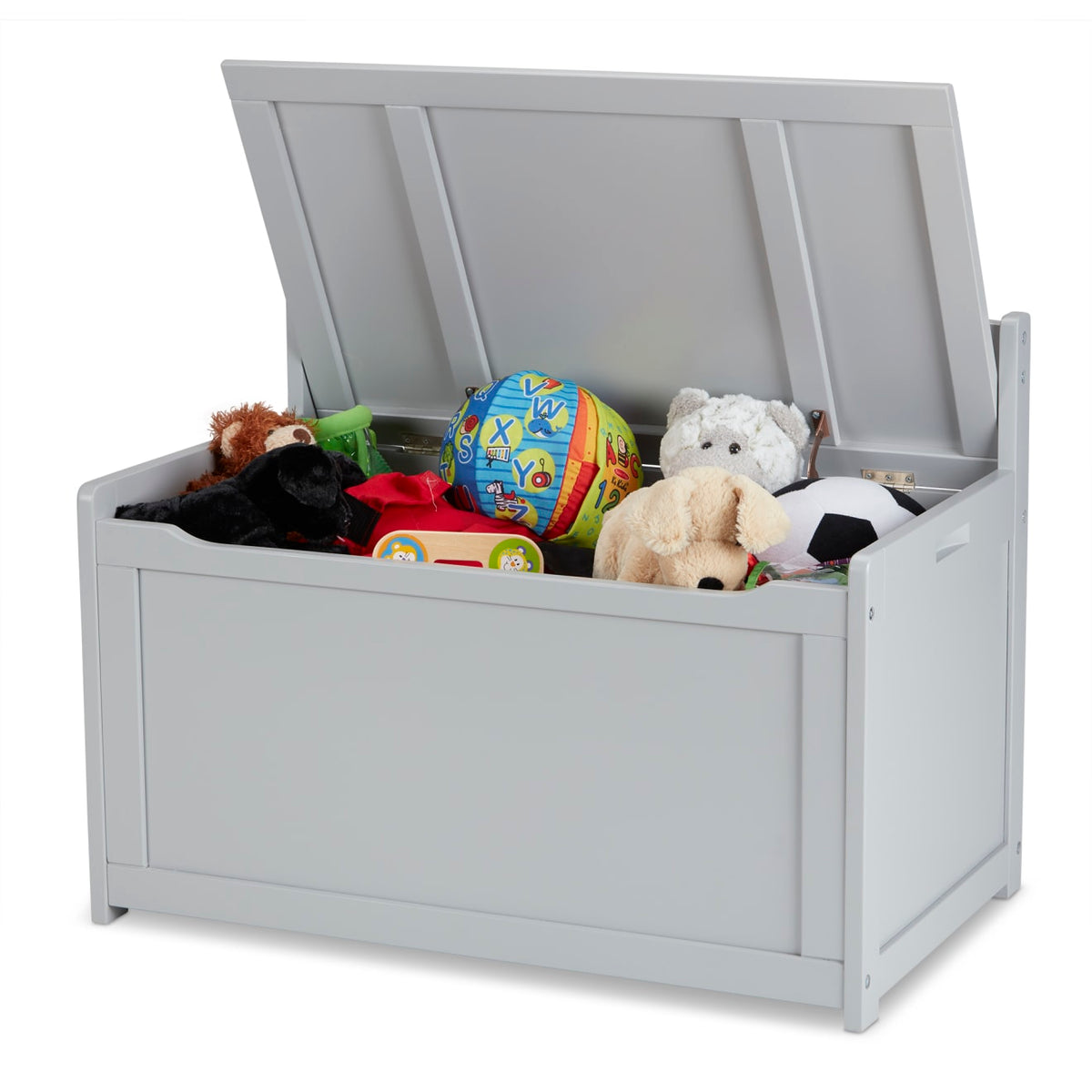 Wooden Toy Chest (Gray)