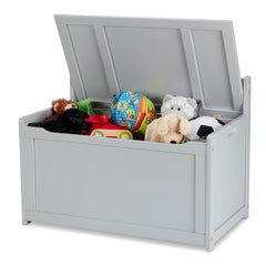 Wooden Toy Chest (Gray)