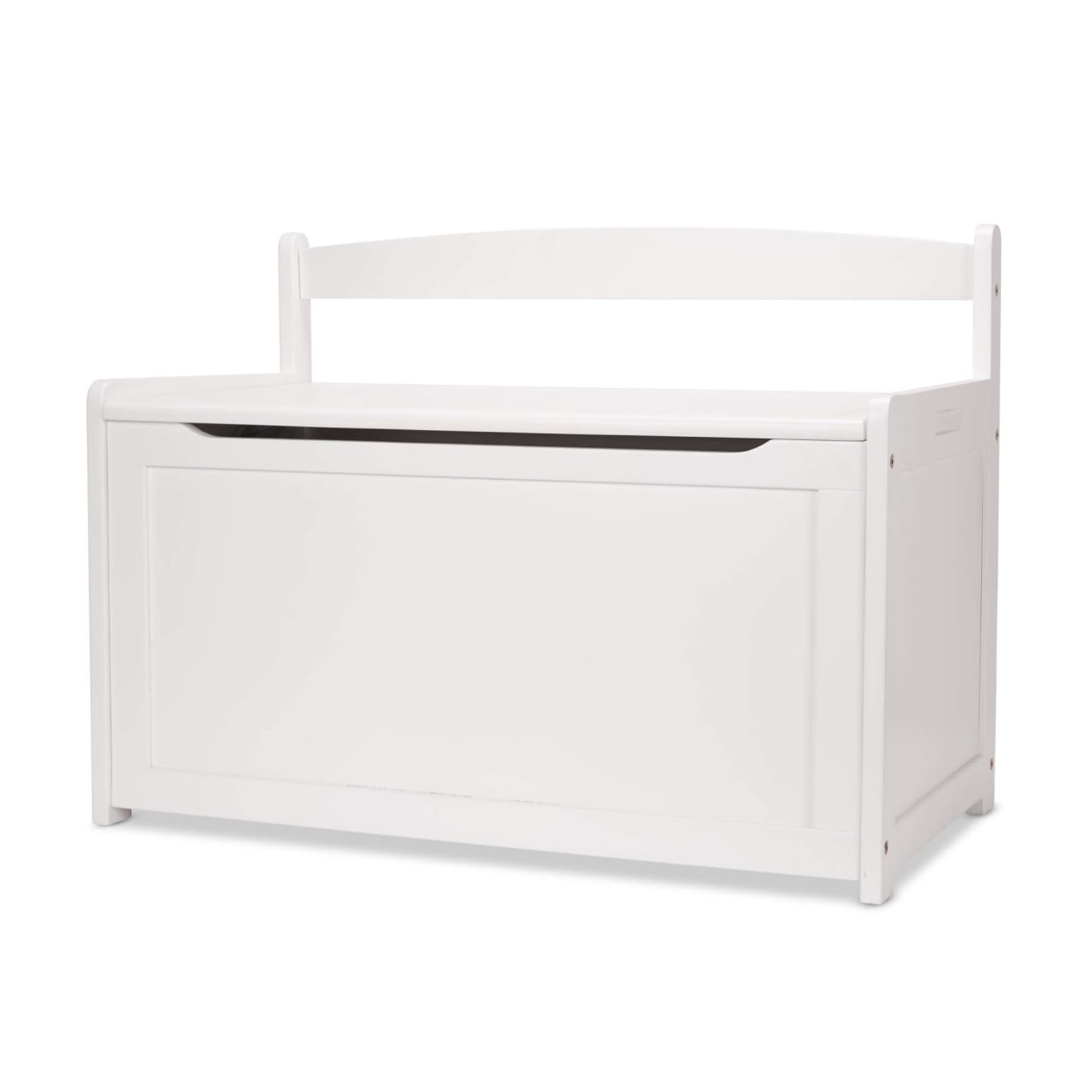 Wooden Toy Chest (White)
