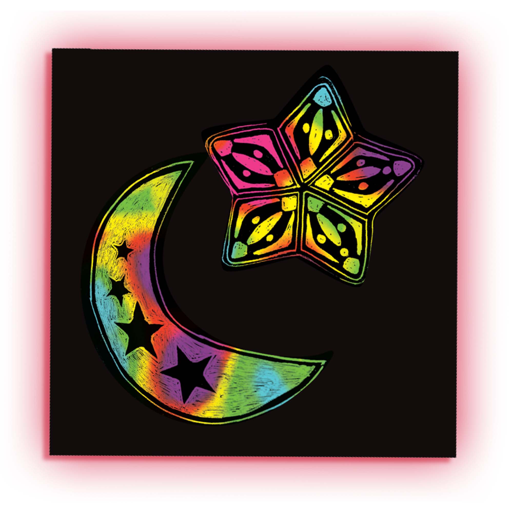 Scratch Art Rainbow Mini Notes _Box of 125